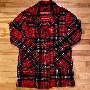 Charlie B Plaid Jacket Sz. M